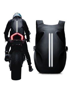 Motorcycle Helmet Backpack, Waterproof Riding Backpacks for Men, Motorcycle Bags